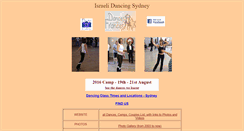 Desktop Screenshot of israelidancingsydney.com.au